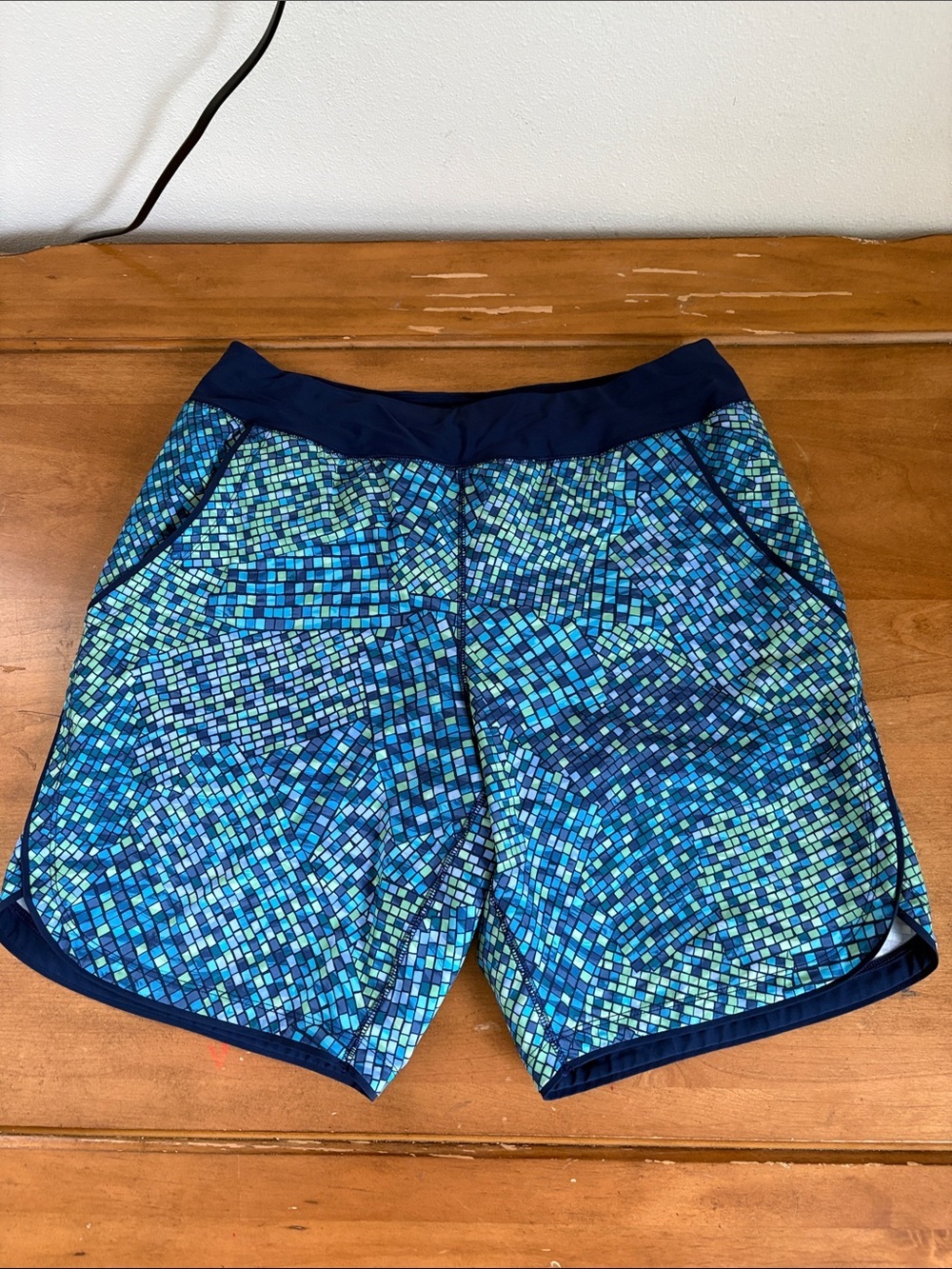 Lands' End Swim Board Shorts Size 12